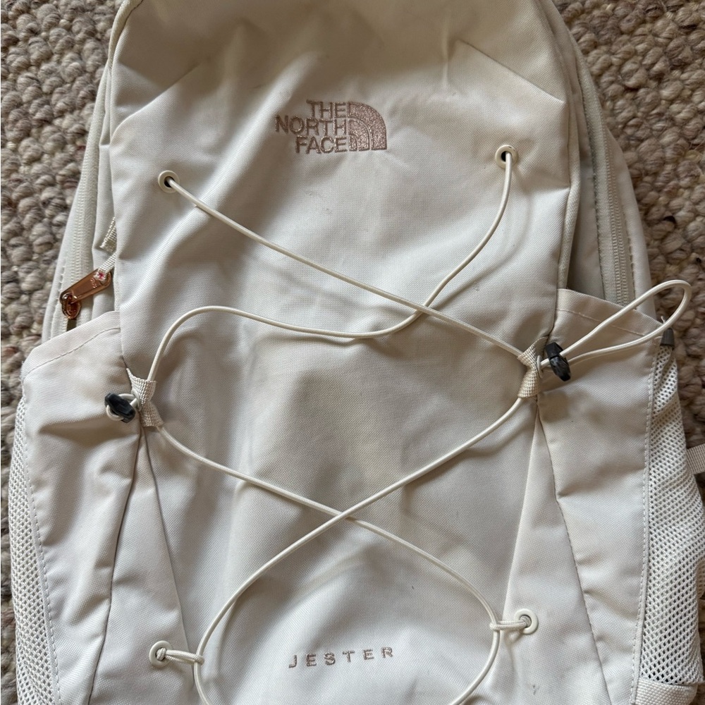 EUC The North Face Off-White Jester Backpack